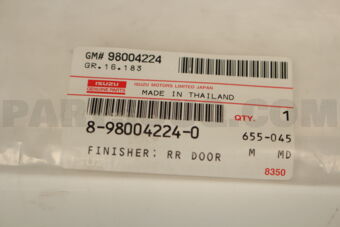 8980042240 FINISHER; RR DO