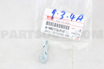 8980112690 BOLT; EYE,FEED