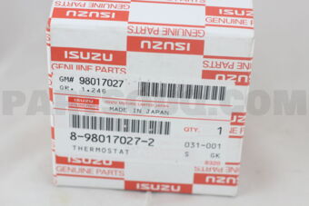 8980170272 Isuzu THERMOSTAT
