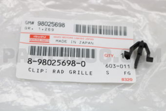 8980256980 CLIP; RAD GRILL