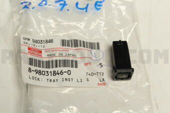 8980318460 LOCK; TRAY INST