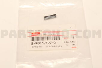 8980321970 Spring; Synchro