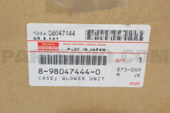 8980474440 CASE BLOWER UN
