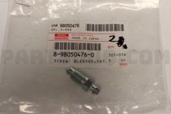 8980504760 SCREW; BLEEDER