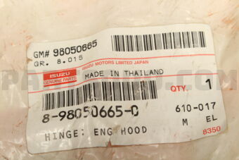 8980506650 HINGE; ENG HOOD