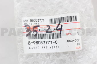8980537710 LINK FRT WIPER