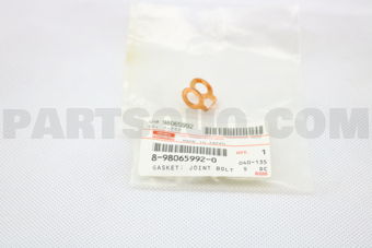 8980659920 Gasket; Joint Bolt,Leak Off