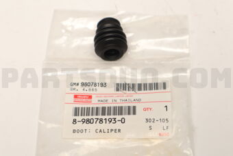 8980781930 Boot; Caliper