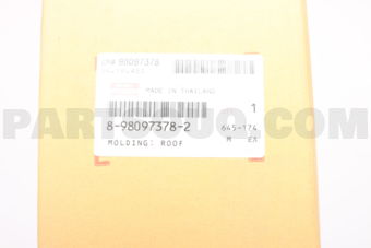 8980973782 MOLDING; ROOF