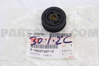 8980976810 DAMPER; CABLE