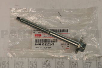 8981022023 Bolt; Rubber