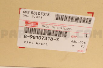 8981073183 CAP; WHEEL