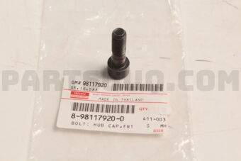 8981179200 Bolt; Hub Cap,F