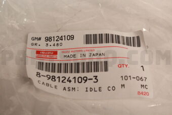 8981241093 CABLE ASM; IDLE