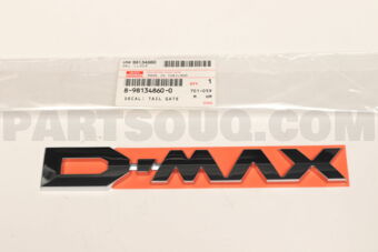 8981348600 Decal; Tail Gat