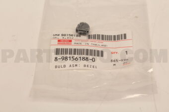 8981561880 BULB ASM; BEZEL