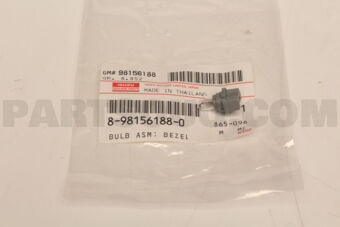 8981561880 BULB ASM; BEZEL