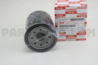 8981650710 Element; Oil Filter