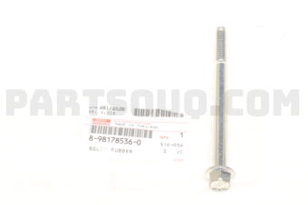8981785360 BOLT; RUBBER
