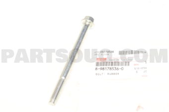 8981785360 BOLT; RUBBER