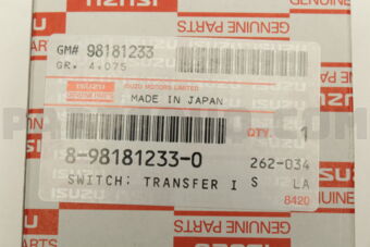 8981812330 Switch; Transfer Indicator