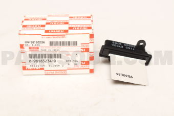 8981832340 Resistor; Blower Unit