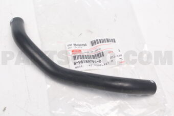 8981897940 Hose; Vac Pump,Return