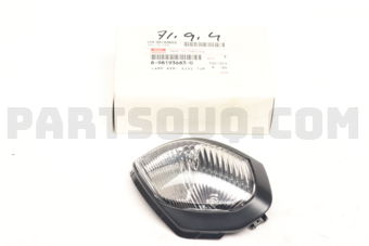 8981936830 LAMP ASM; SIDE