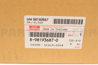 8981936870 COVER; SCALP,DO
