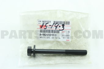 8982010190 Bolt; Cyl Hd To Block