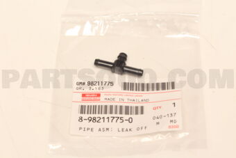 8982117750 PIPE ASM; LEAK OFF