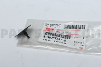 8982578470 VALVE; VACUATOR