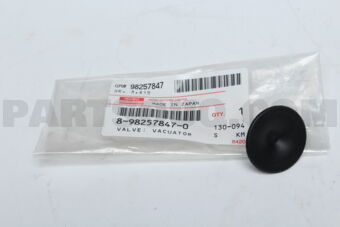 8982578470 VALVE; VACUATOR