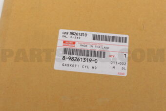 8982613190 GASKET; CYL HD
