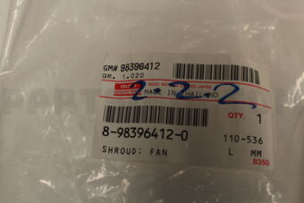 8983964120 SHROUD; FAN