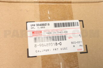 8984893180 CALIPER; FRT DI