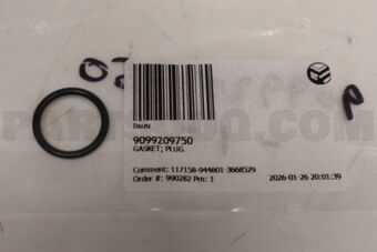 9099209750 GASKET; PLUG