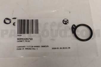 9099209750 GASKET; PLUG