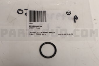 9099209750 GASKET; PLUG