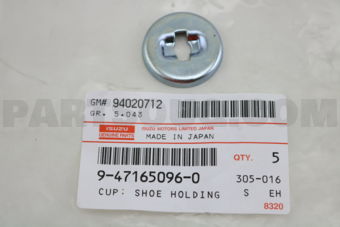 9471650960 CUP; SHOE HO