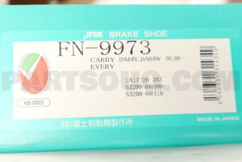 FN9973 BRAKE SHOE