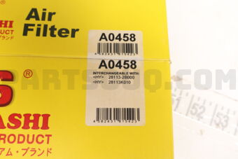 A0458 AIR FILTER