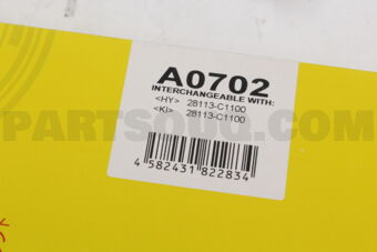 A0702 AIR FILTER SONATA 14