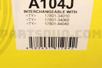 A104J AIR FILTER  2Y/3Y YN80-105