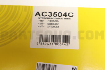 AC3504C CABIN FILTER PJR 6G75,4M41/4D5