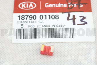 1879001108 LP-MINI FUSE 10A