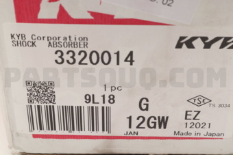 3320014 SHOCK ABSORBER MI MIRAGE FRONT LH/RH 