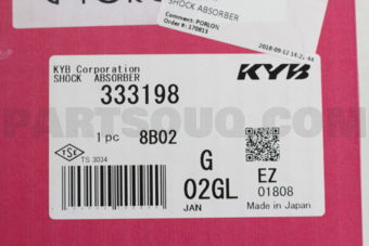 333198 SHOCK ABSORBER