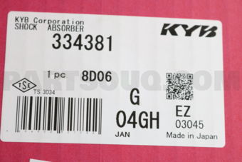 334381 SHOCK ABSORBER