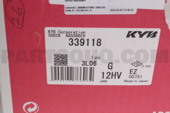 339118 SHOCK ABSORBER